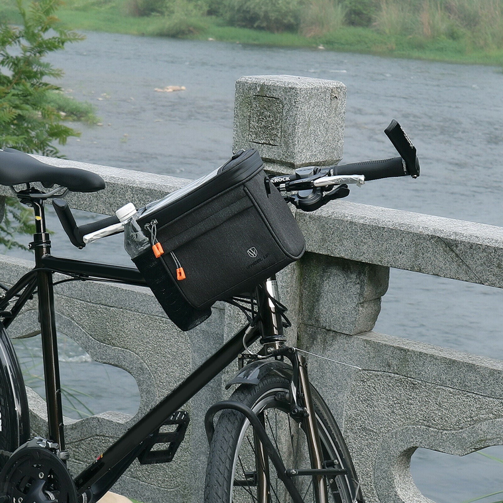 Multifunction Cycling Bike Bicycle Front Pack Shoulder Handlebar Bag Storage