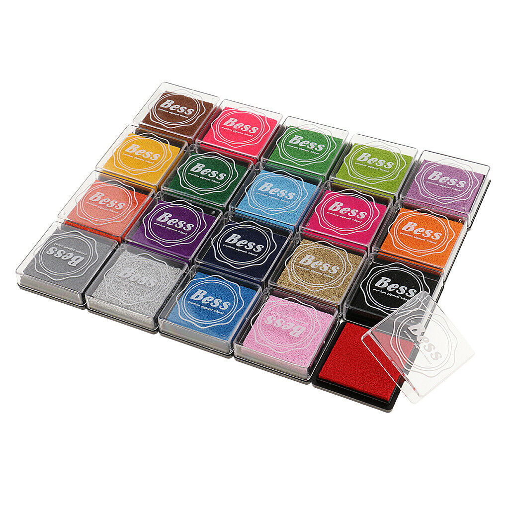 20 Pcs/set Rubber Stamps Partner Color Card Making and Kids DIY Scrapbooking