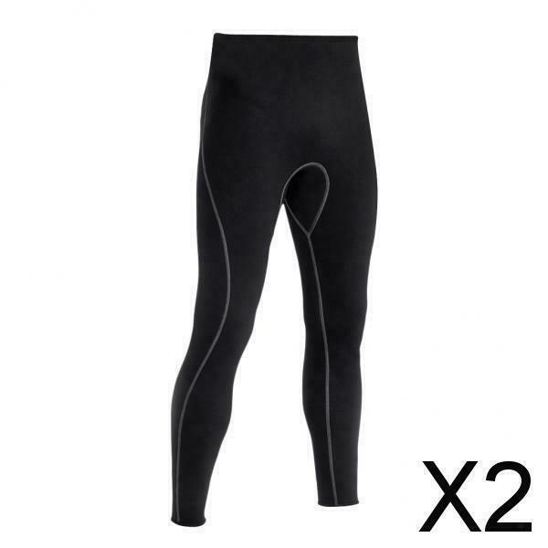 2X Wetsuit Men Long Pants Diving Kayaking Spearfishing Paddling Trousers XL