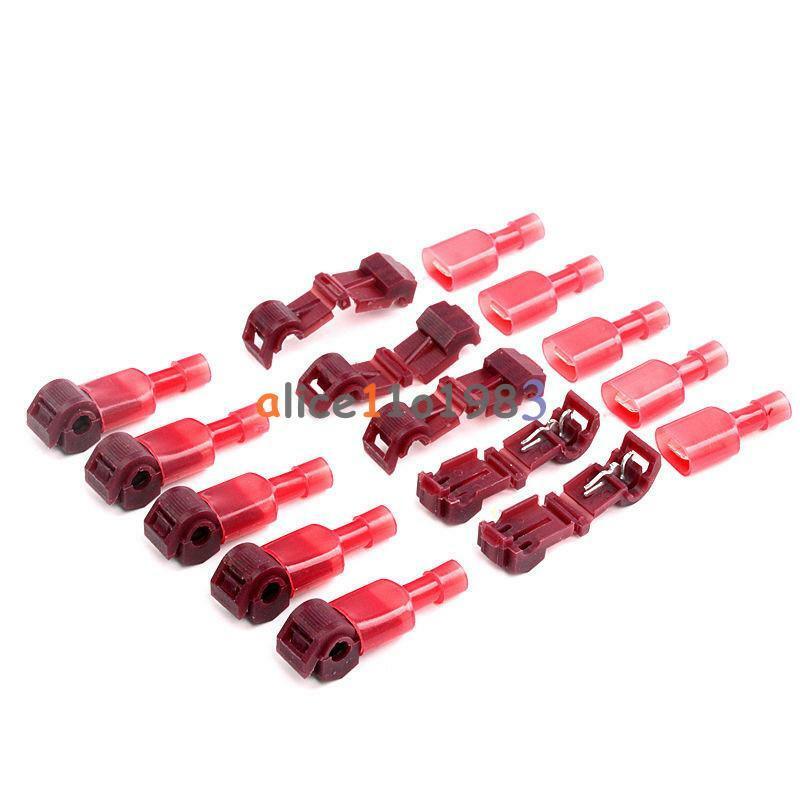 60PCS Car Audio Quick Splice Crimp Terminal & Male Spade Wire Connector 22-10AWG