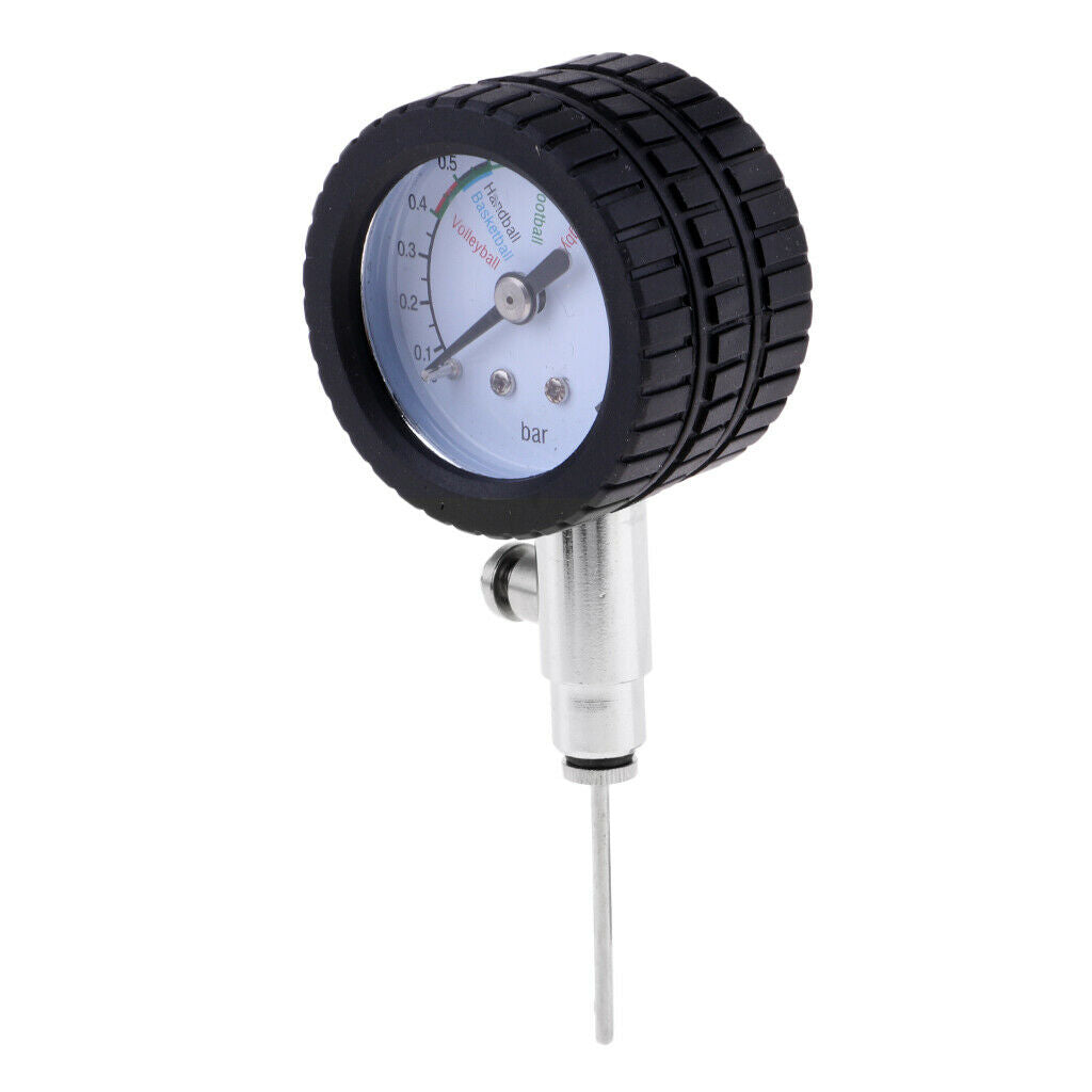 Dial Type Needle Soccer Ball Pressure Gauge for Measuring Ball Air Pressure