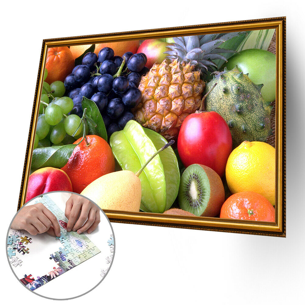 1000pcs DIY Jigsaw Paper Puzzle Pile of Fruits Educational Toys Room Decor @