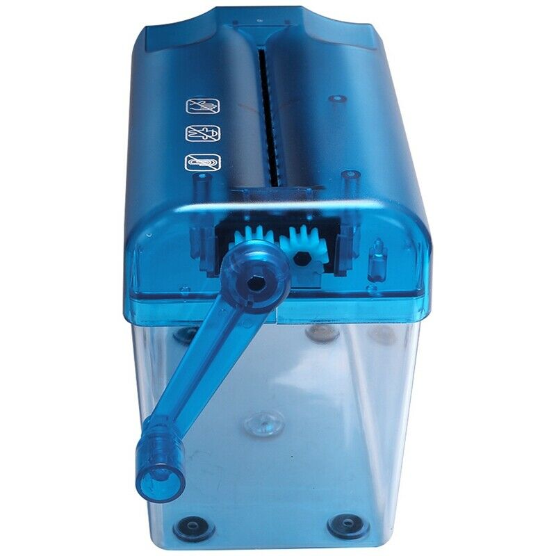 A6 Mini Manual Shredder Desktop Hand Crank Shredder I8R5R5