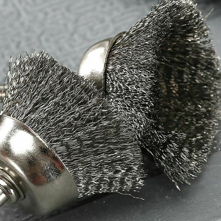 20Pcs  Steel Wire Cup Polishing Wheel Brushes 1/8" Shank Grinder Rotary Tools