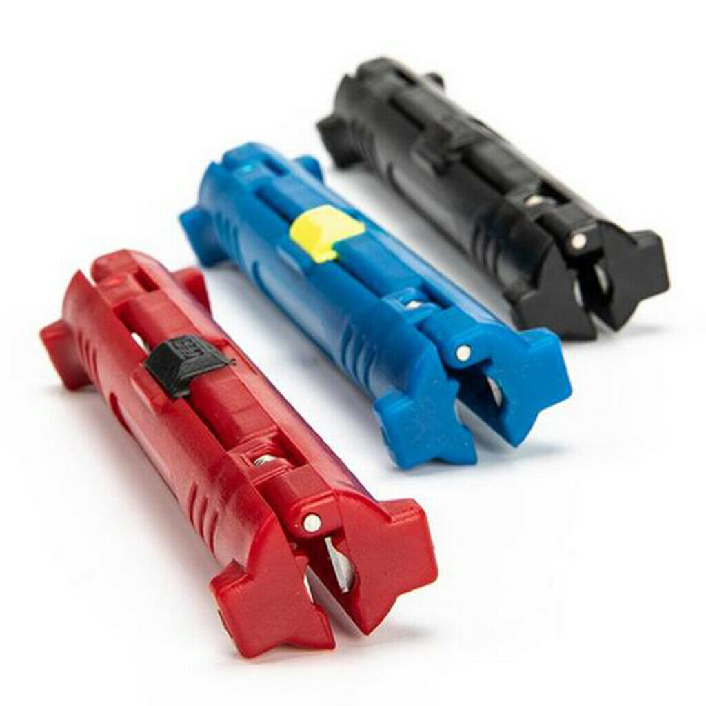 Electric Wire Stripper Practical Cutter Cable Puller Tools Black
