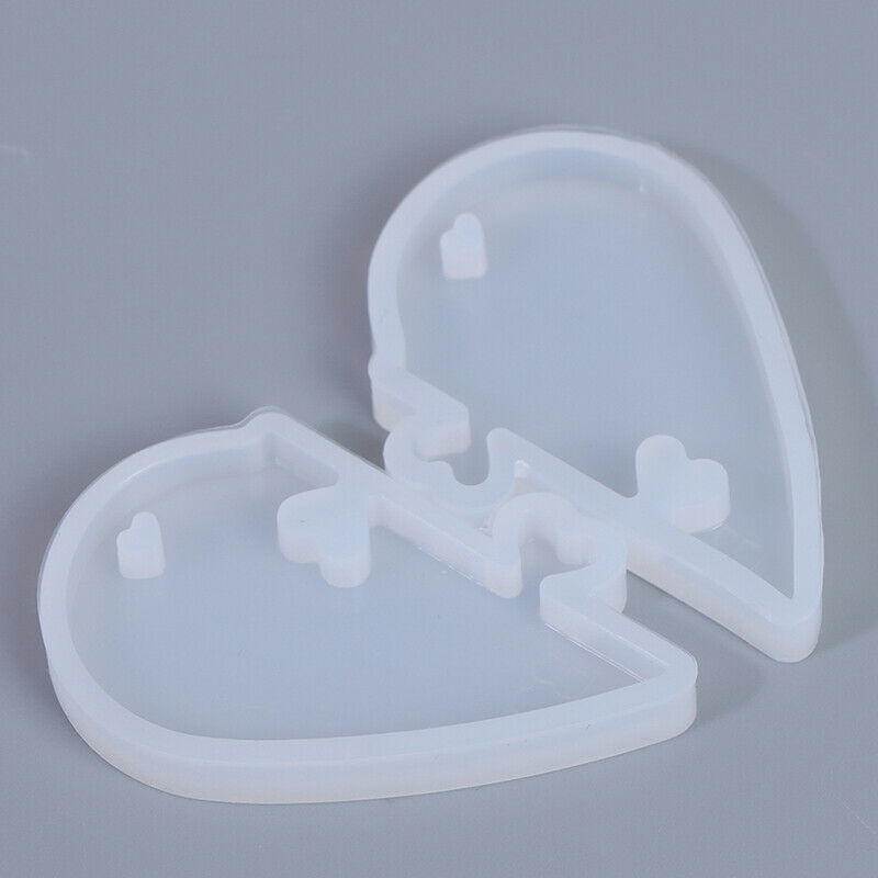 Jewelry Liquid Silicone Mold Love Heart Charms Pendant Molds For Making Jewe Lt