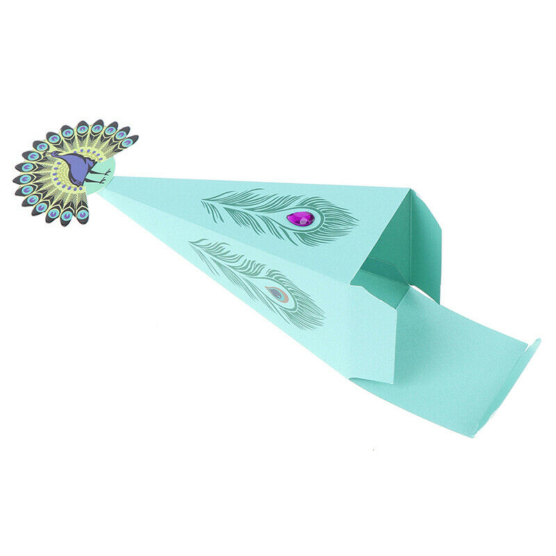 20pcs Peacock Party Candy Boxes Peacock Theme DIY Gift Box Kids Birthday ZTK Qx