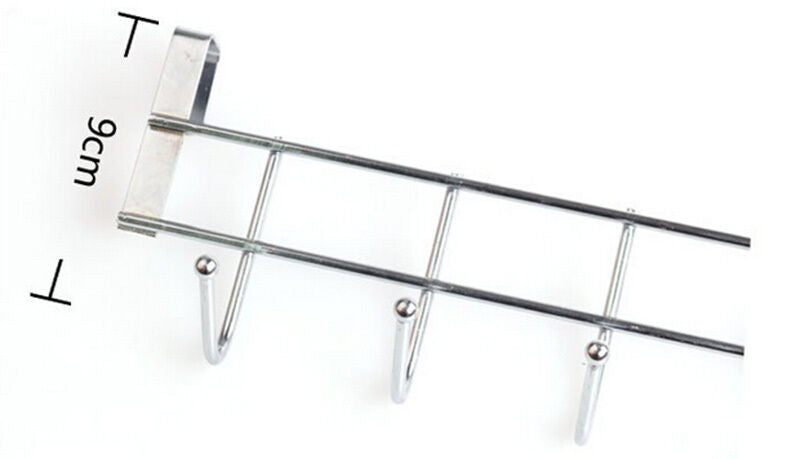 FantasticHat Towel Hanger Over Door Hanging Rack Holder Five Hooks Chic H.l8