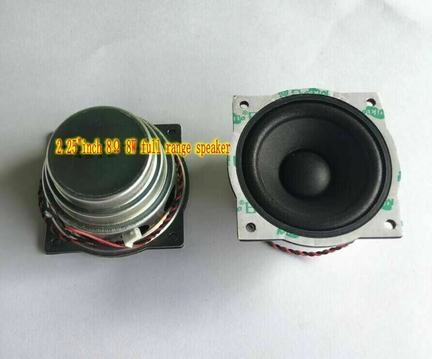 2pcs 2.25"inch 57MM 8Ω 8W Neodymium Full range speaker Loudspeaker For JBL