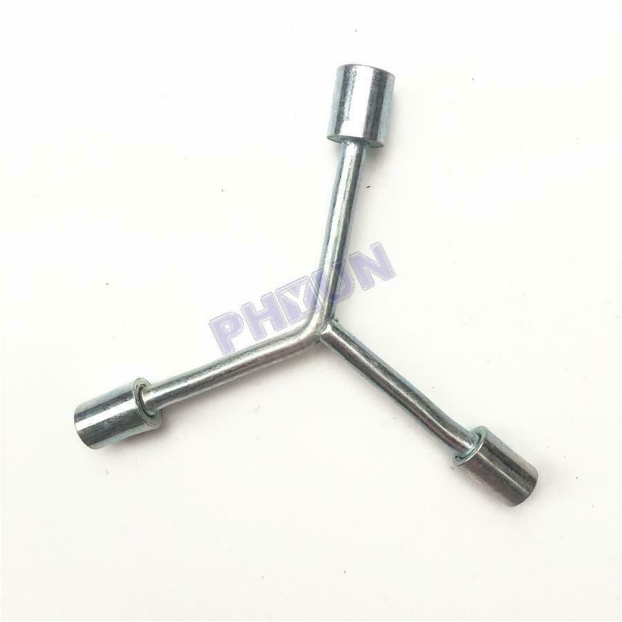12x Motorcycle Spark Plug Spanner Wrench Socket Tool Universal Repair Tool Kit