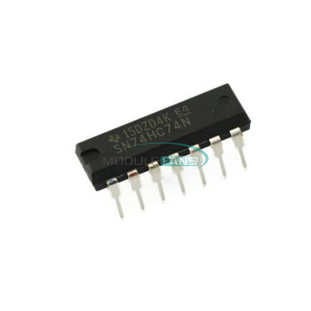 5PCS TI SN74HC74N 74HC74 Integrated Circuit IC DIP-14
