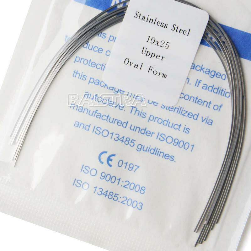 100XDental Ortho Arch Wires Rectangular Stainless Steel 19*25Upper Ovoid