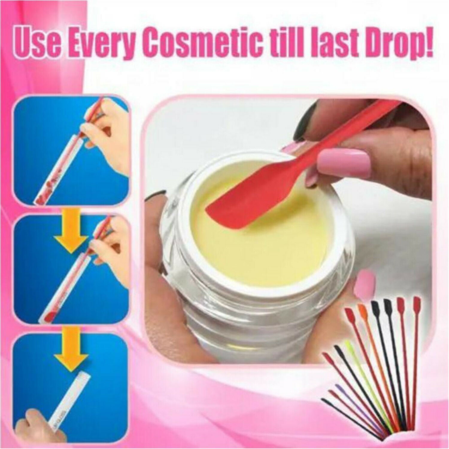 Kitchen Spatula Flexible Beauty Scraper Makeup Brushes Beauty Tools Face Brush