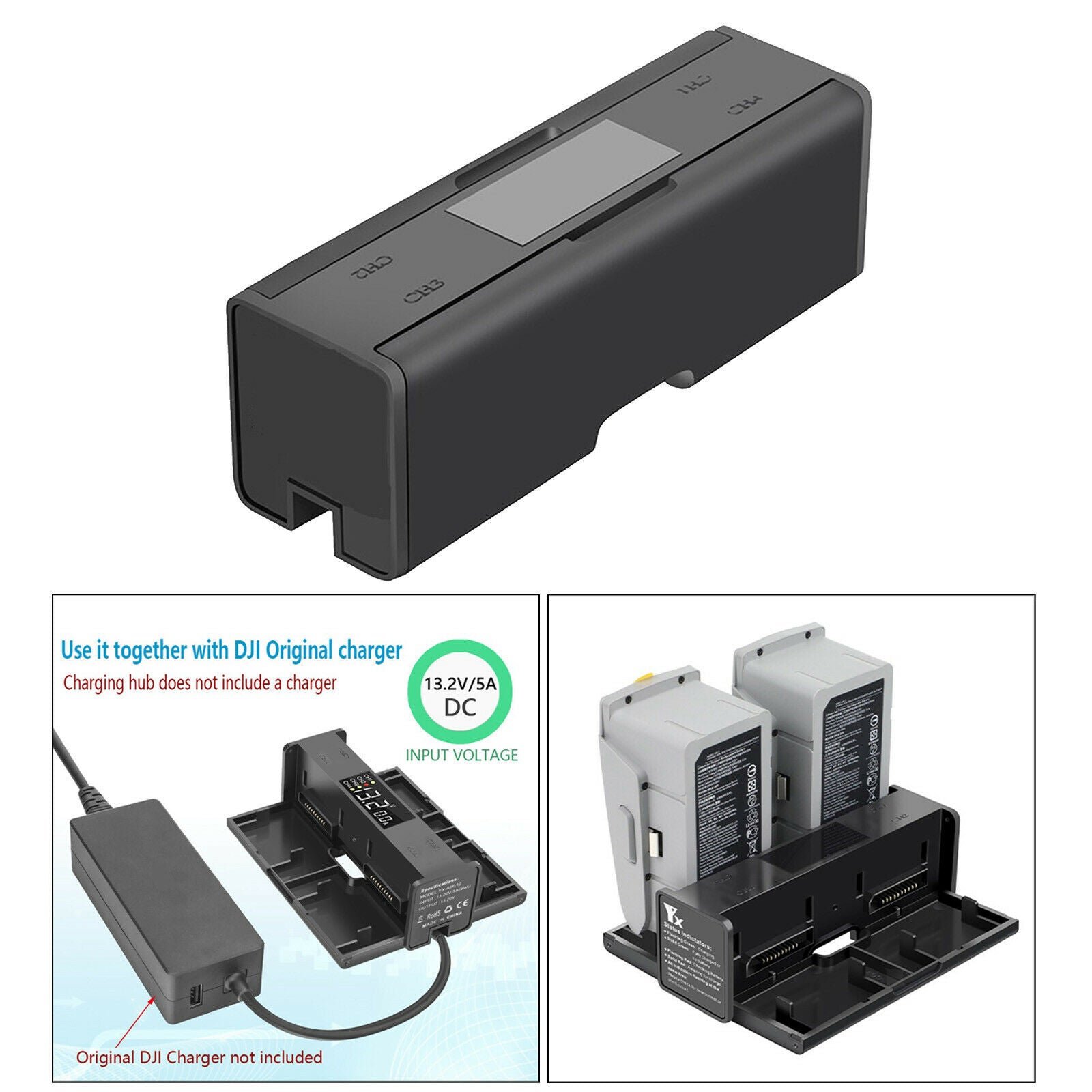 Foldable Battery Charging Hub Suitable for DJI Mavic Aria 2 / Aria 2S
