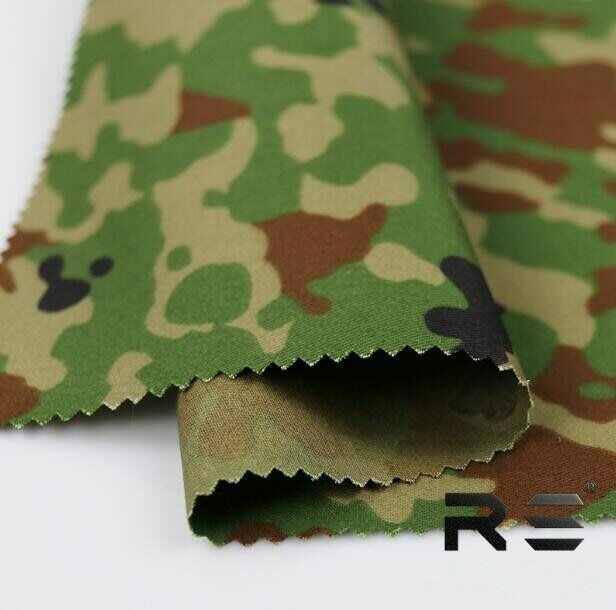 1.5M Width TC Jeitai Dots Camouflage Fabric Japanese Army Spot Camo Twill Cloth