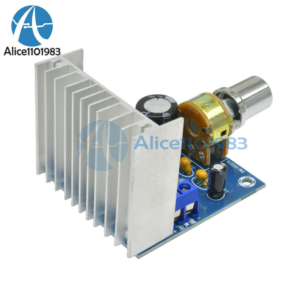 AC/DC 12V TDA7297 2x15W Digital Audio Amplifier Kit Dual-Channel Module for DIY