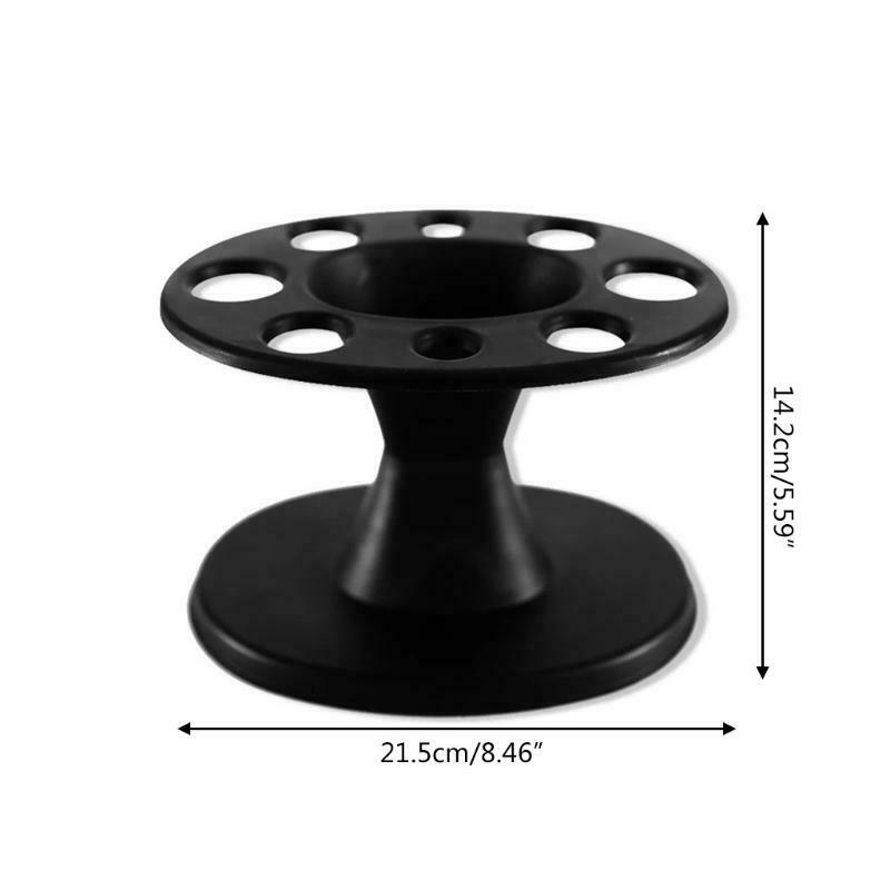 Round Hair Styling Tools Stand Salon Brushes Organizer Scissors Roll Comb Holder