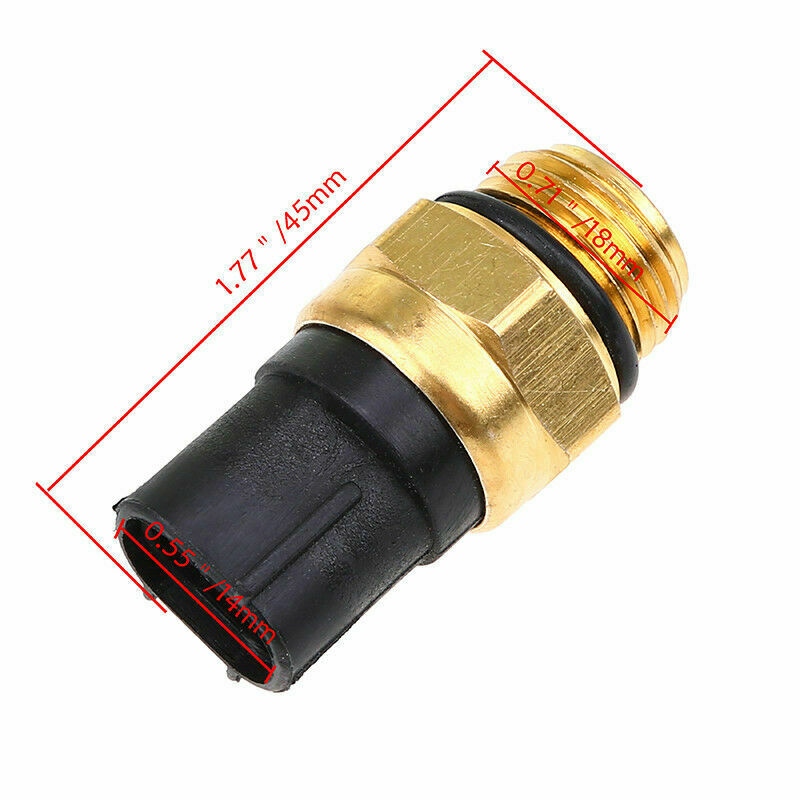 18mm Copper Radiator Fan Switch Thermo Switch  for Most Suzuki GSX-R750 Hayabusa