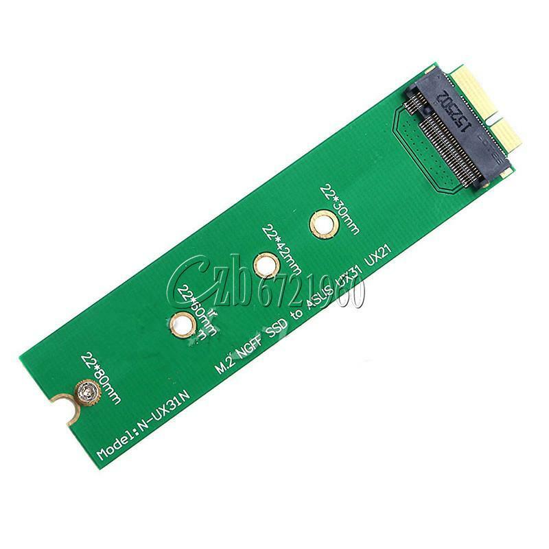 M.2 NGFF SSD To 18 Pin Adapter Card SSD For Zenbook SSD Applied Asus UX31 UX21