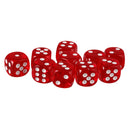 Lots 10 Acrylic Six Side Dices D6 Spot Dices Square Dice for KTV Playing