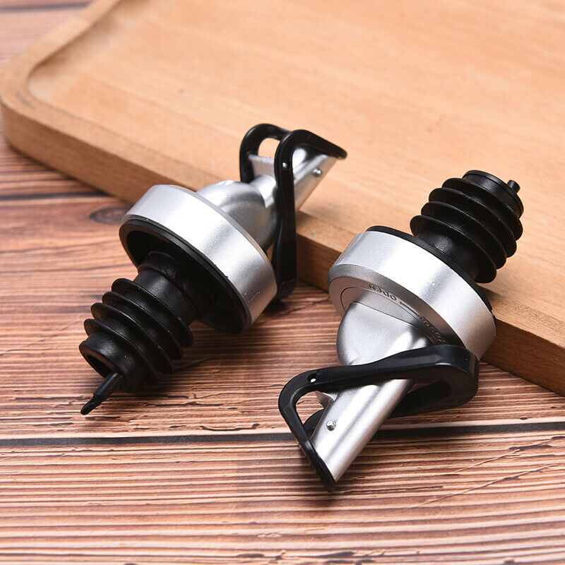 2Pcs Leak Proof  Bottle Stopper Bottle Cap Wine Oil Pourer Spout Dispens.l8