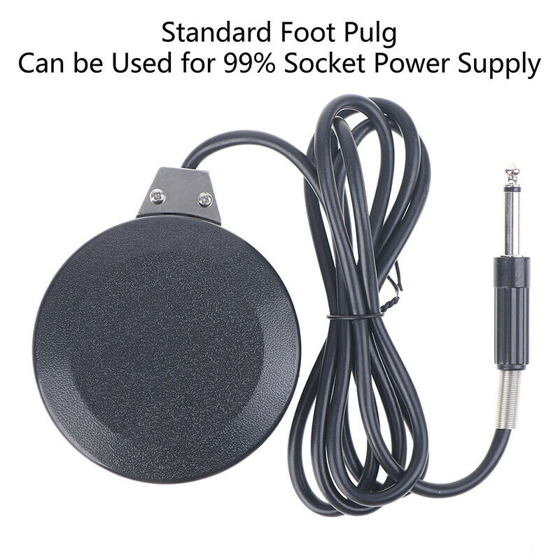 360 Degre Round Tattoo Foot Pedal With 1.5M Power Cord Foot Switch Power SupFCA