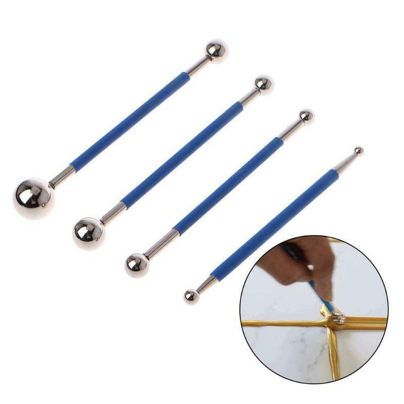 4PCS/SET Dual Stainless Steel Pressed Ball Tile Grout Glue Gaps Repairing Stick