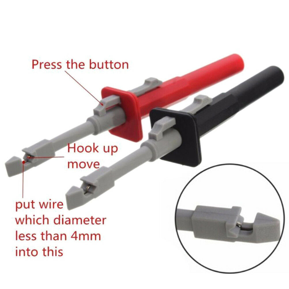 2Pcs/set safety test clip insulation piercing probes for car circuit detectio DD