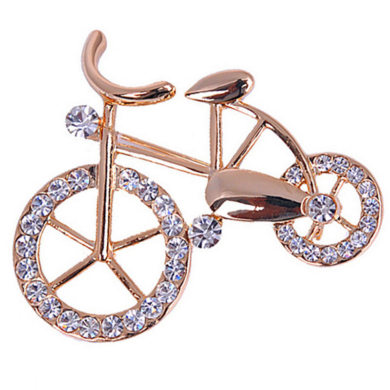 Women's Brooch Pin Fashion Bike Buckle Bicycle Pectoral Flower Brooches Pi.l8