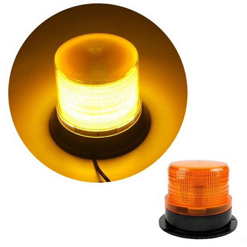 Amber 30LED Car Truck Warning Flash Light Beacon Strobe Emergency Lamp J XC