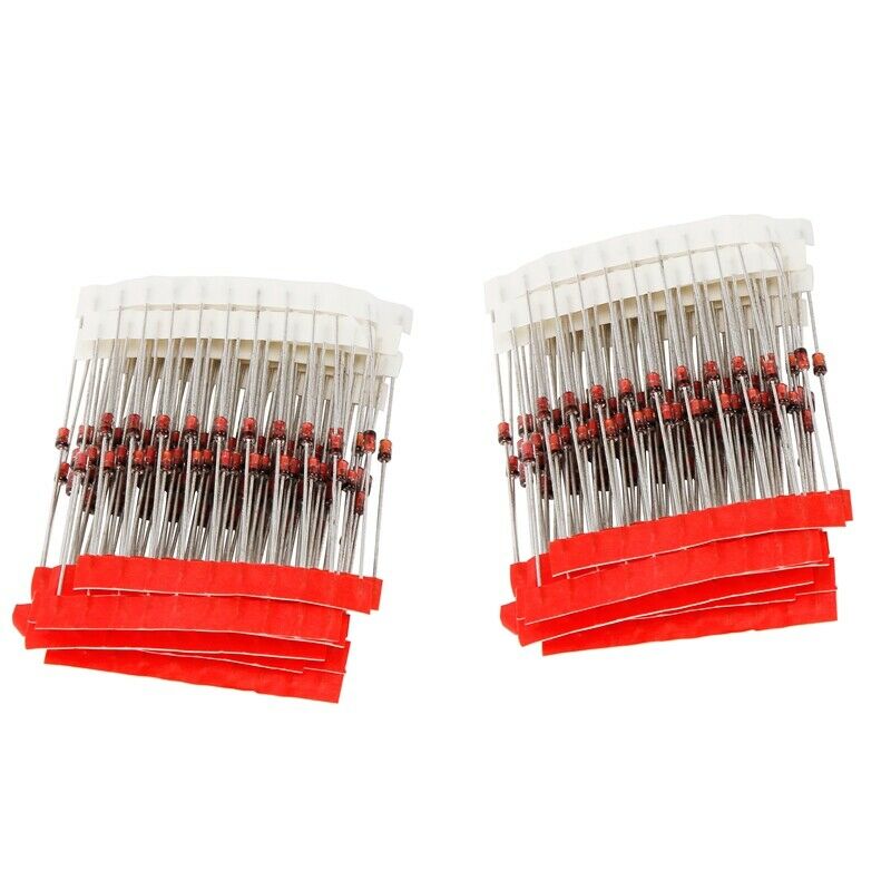 1W (3V To 33V) 250 Pcs 25 Values 1W Zener Diode Assorted Kit Assortment Set V8D6