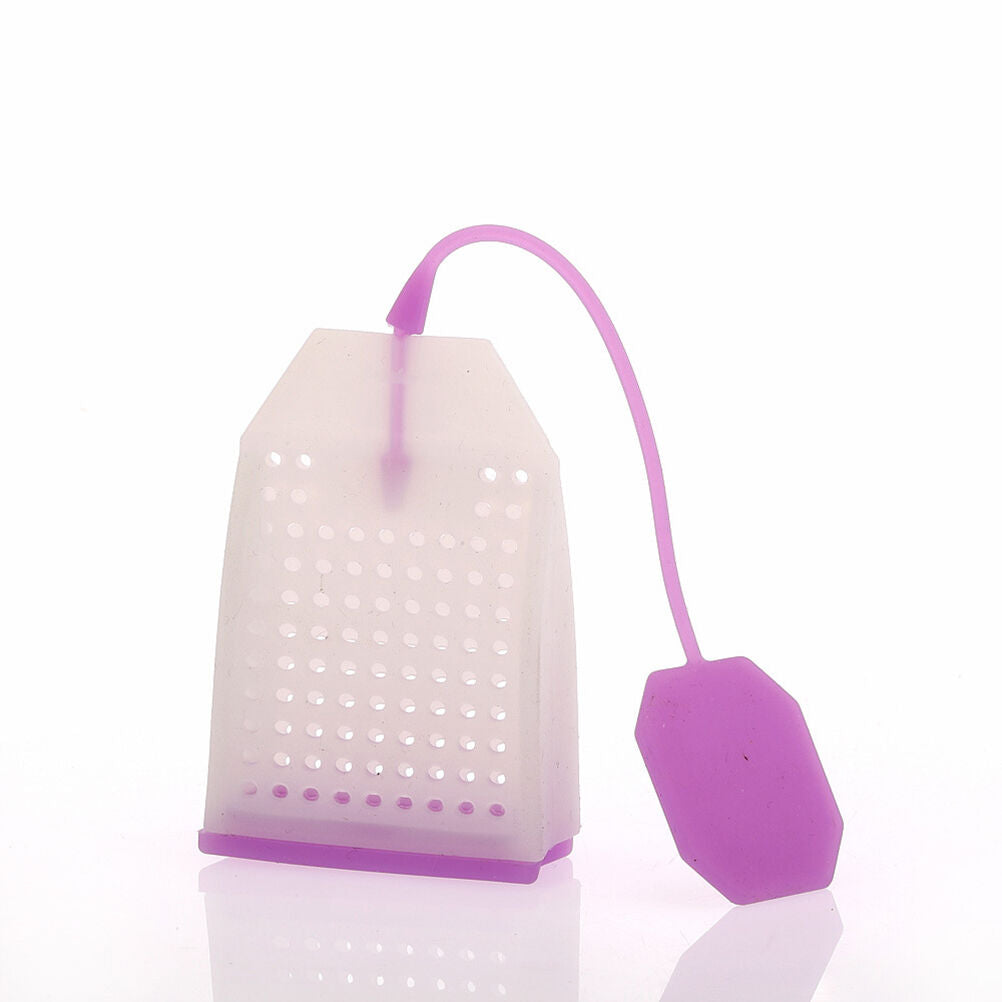 Bag Style Silicone Tea Strainer Herbal Spice Infuser Filter Diffuser Kitc.l8