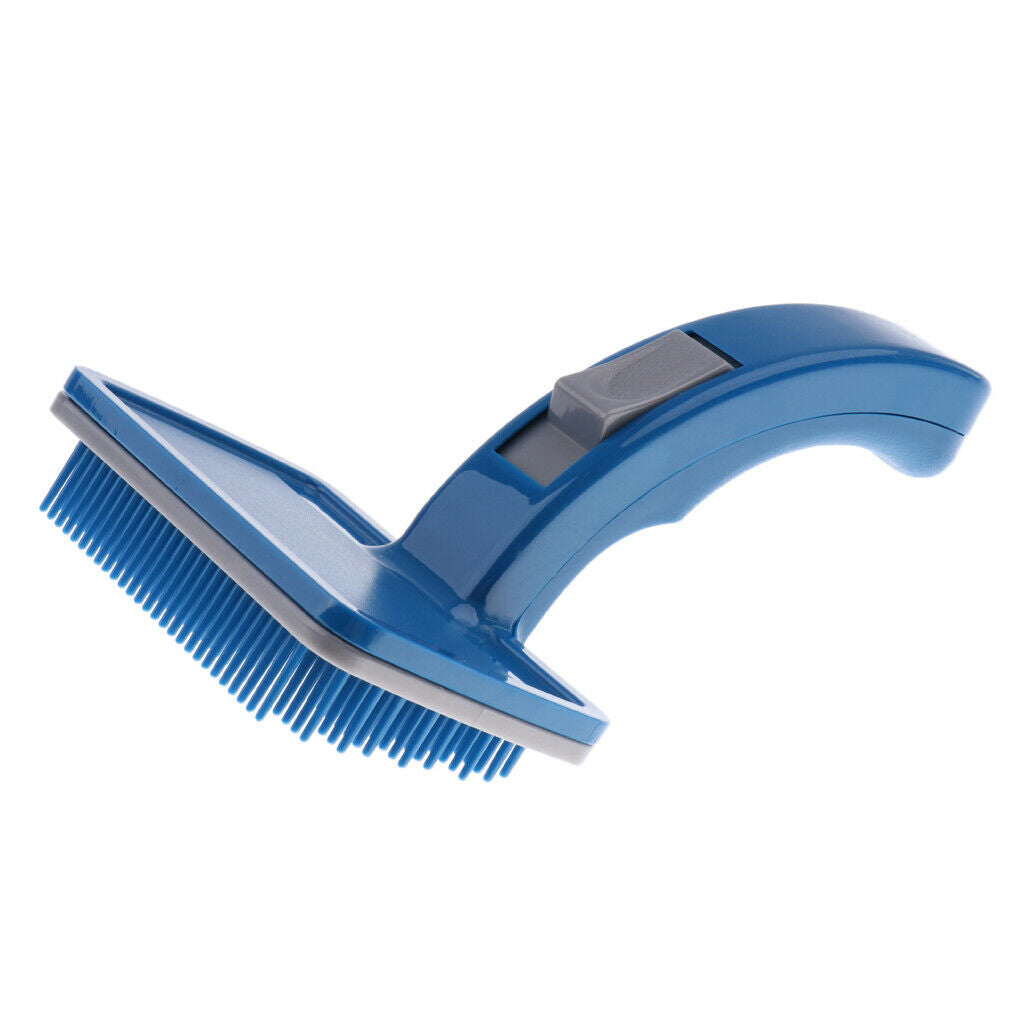 Dog Cat Grooming Brush Tool for Keeping Pets Neat And Clean - Blue