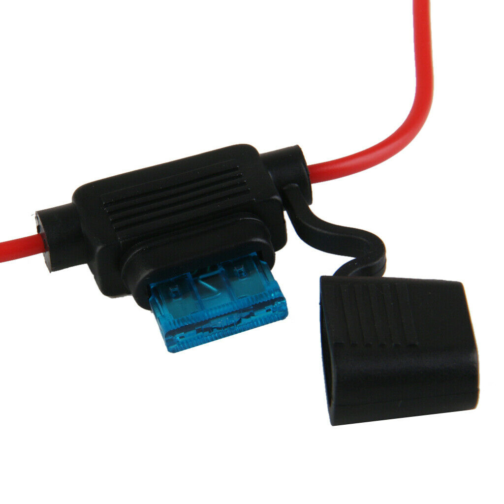 In Line Standard  Fuse Holder For 12V /15A Fuses Car Auto Bike