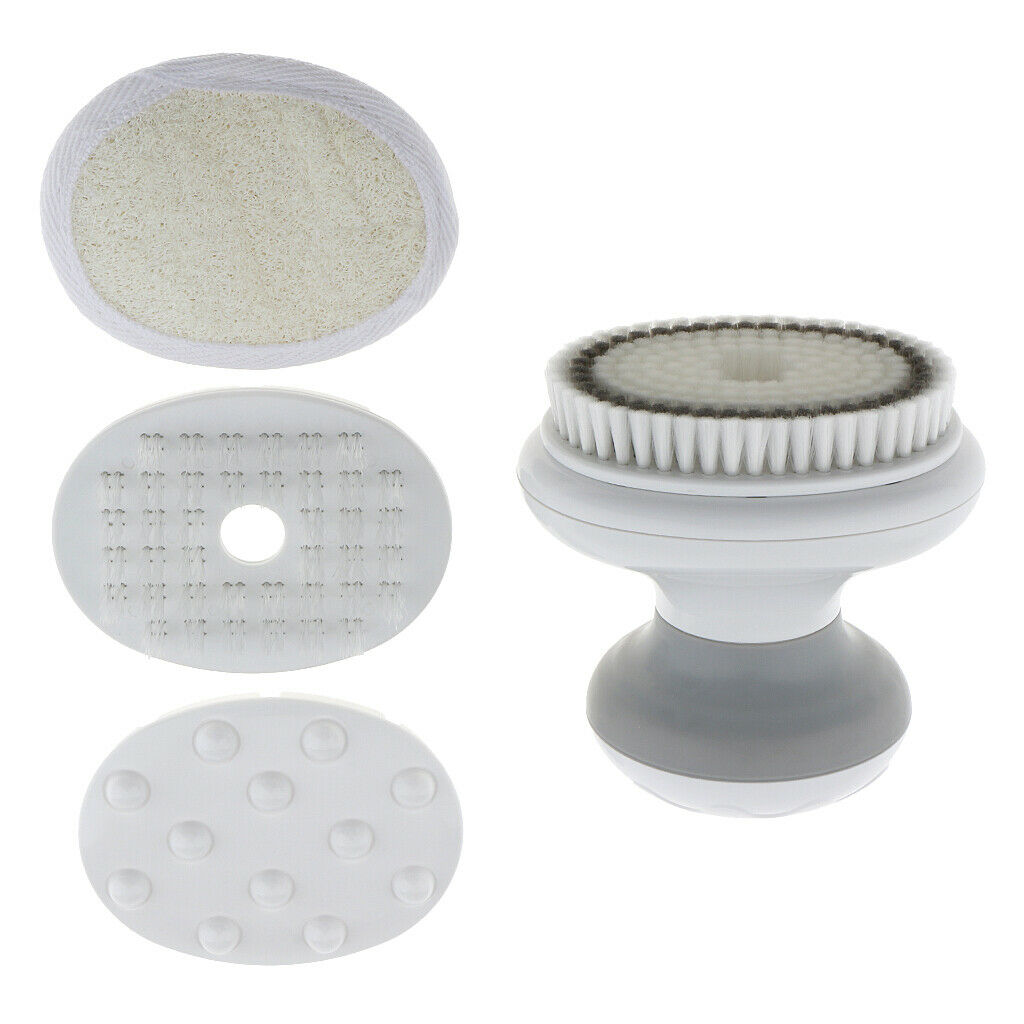 4 In 1 Waterproof Electric Body Spa Cleaning Brush Exfoliator Deep Cleaner