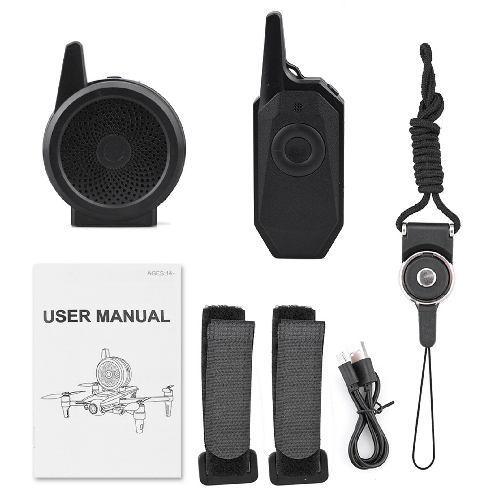 Portable Drone Megaphone USB Charging for DJI SMRC F11 B4 SG906 FIMIx8 X1S