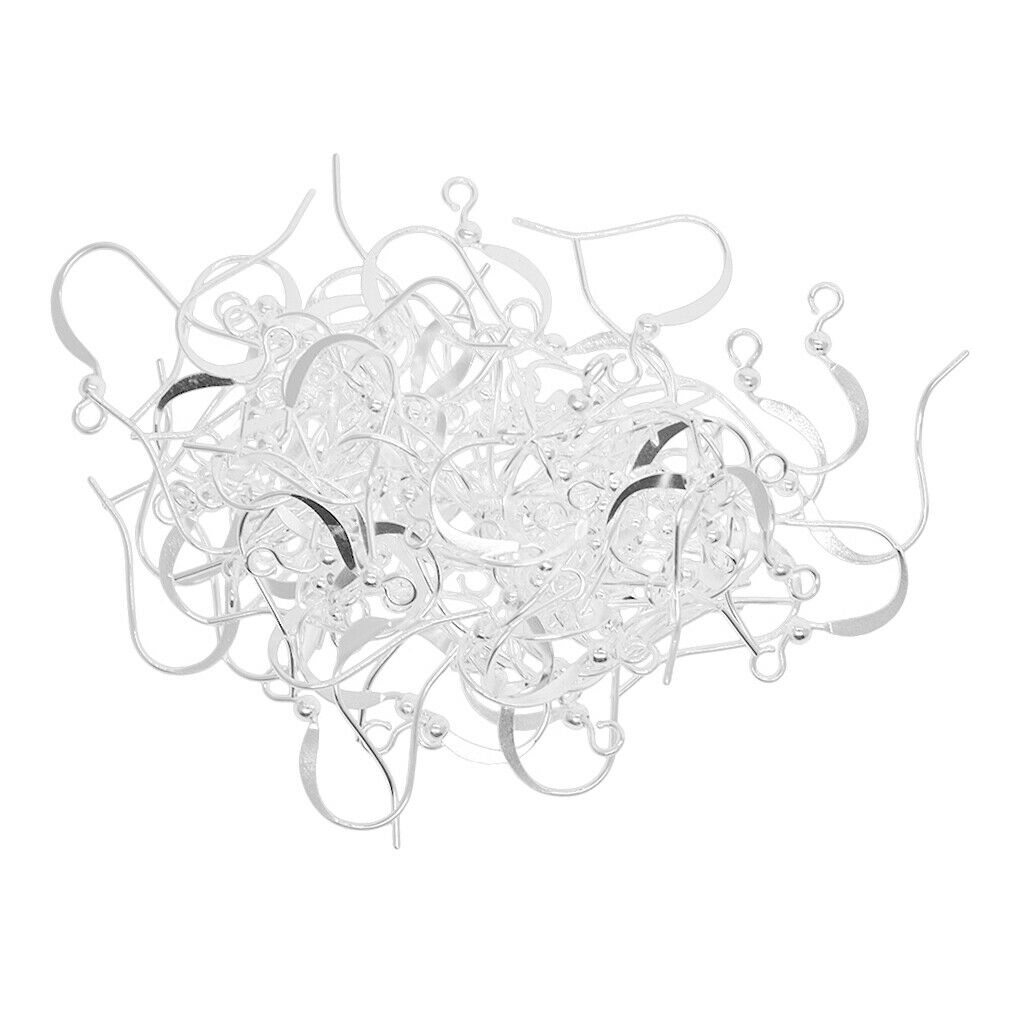 Results Hanger Earring Cable Cord Del Dot Plated White K Of 100 Pieces White