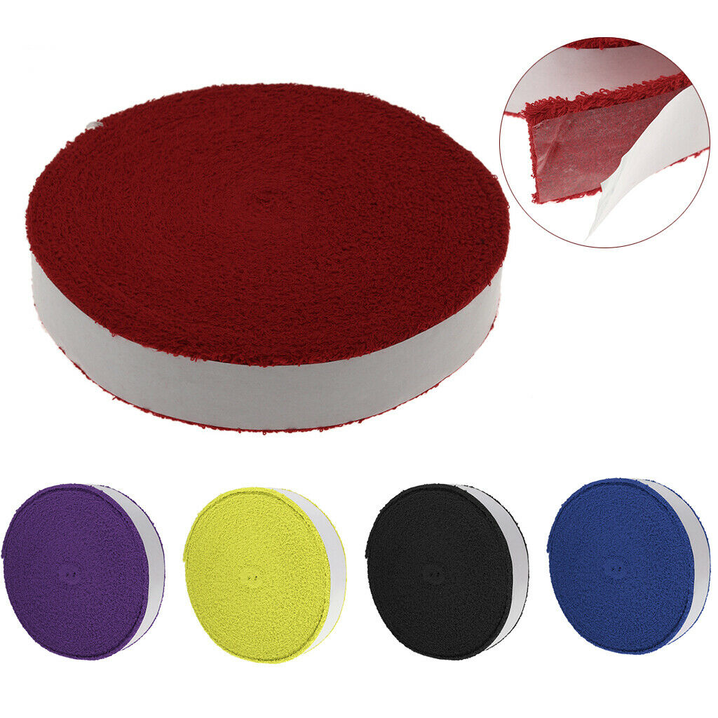 Towel tape for tennis squash badminton racket overgrip yellow