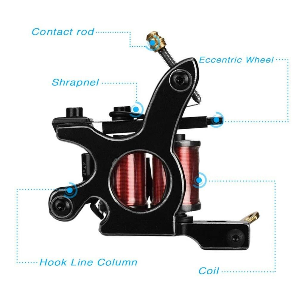 10 Coils Tattoo Coil Tattoo Machine Gun Handmade Machine Tattoo Supplies