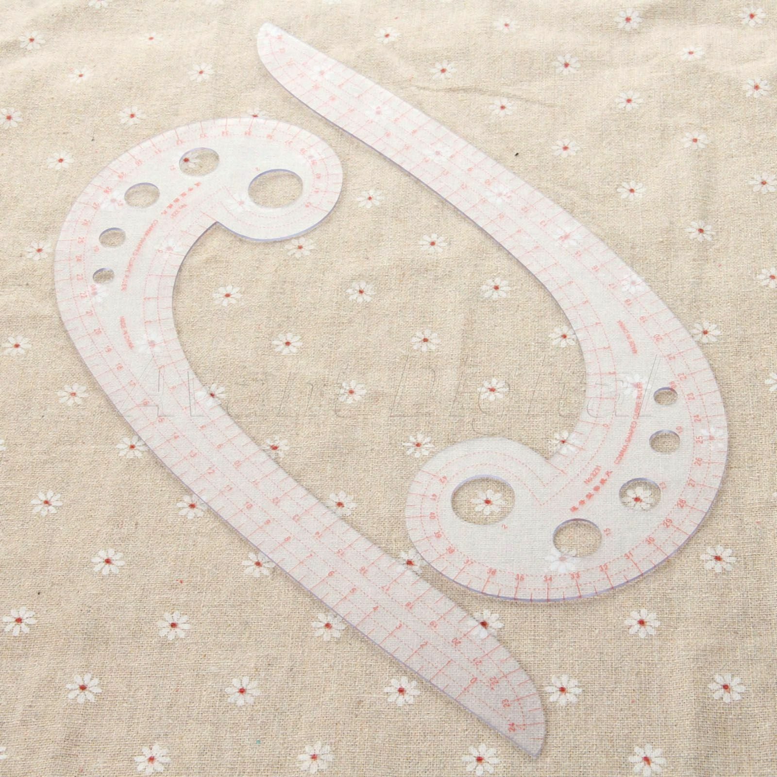 French Curve Comma Shaped Sewing Kit Plastic Curve Ruler Styling Design Ruler