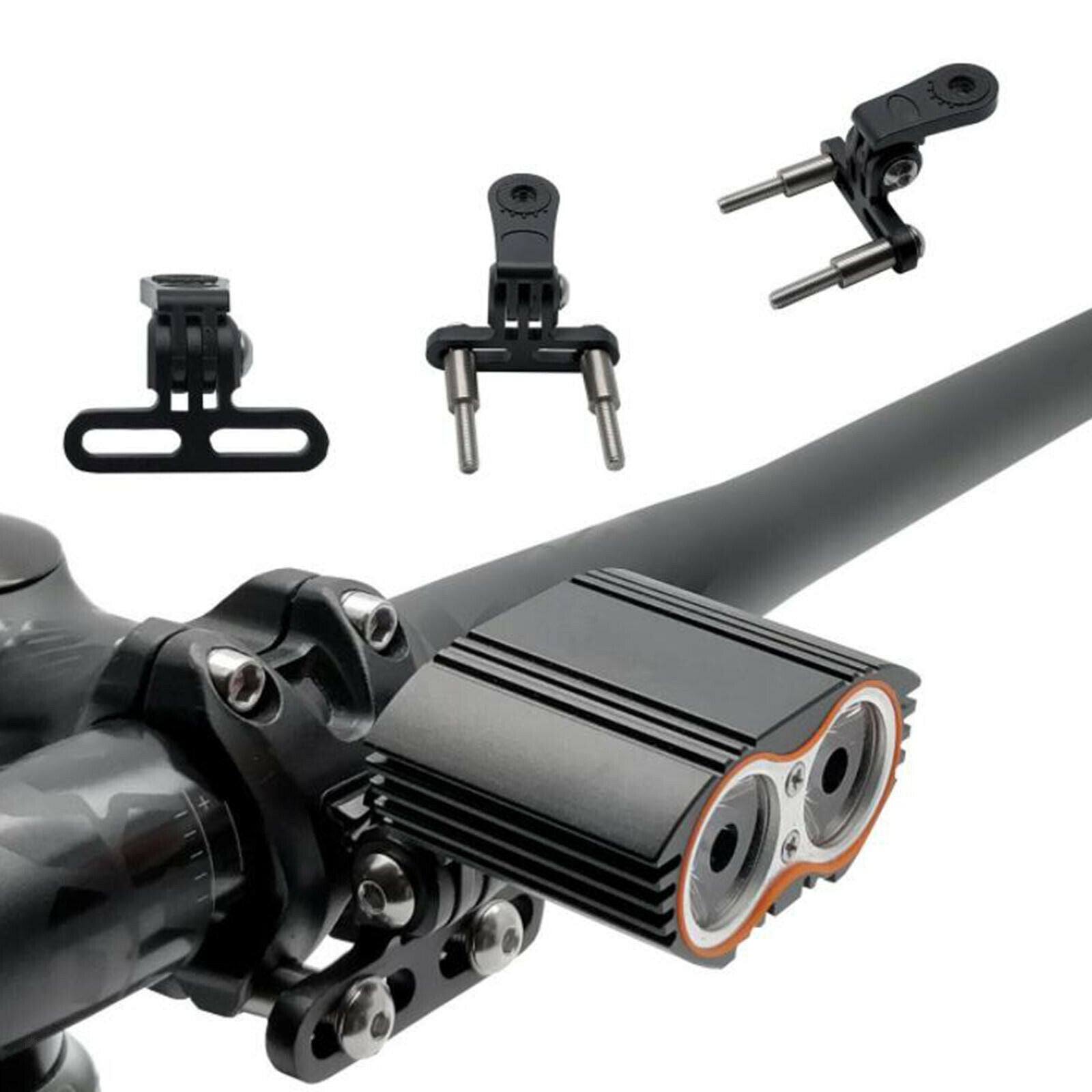 Aluminium Alloy Bike Light Bracket Universal Cycling Holder Handle Bar Accs