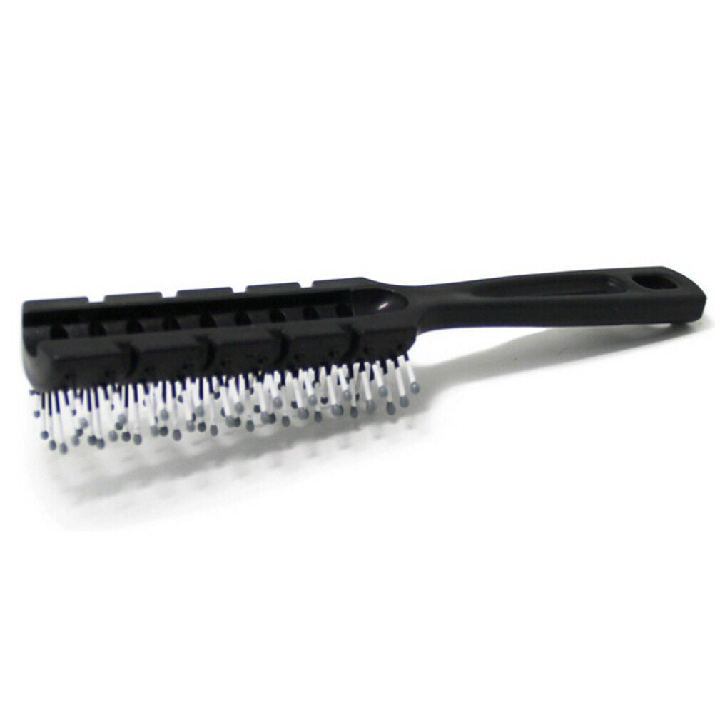 1XFashion Men Hair Brush Ceramic Iron Round Comb Barber Dressing Salon St.l8