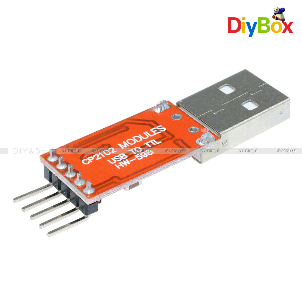 Newest CP2102 USB 2.0 to TTL UART Serial Converter Module 5P STC PRGMR w/ cable