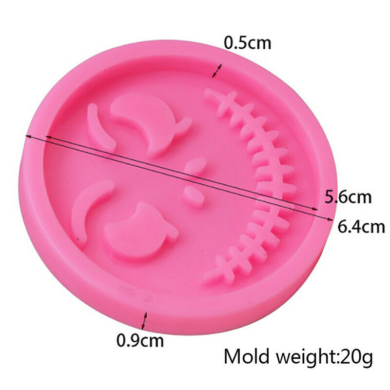 DIY silicone mirror epoxy clown keychain mold .l8