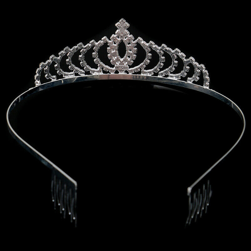 Hotest Crystal Tiara Hair Band Kid Girl Bridal Princess Prom Crown HeadbandJ Tt