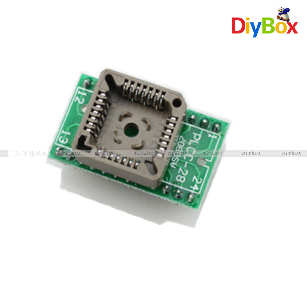 PLCC28 to DIP24 EZ Programmer Adapter Socket IC Test Socket Universal Converter