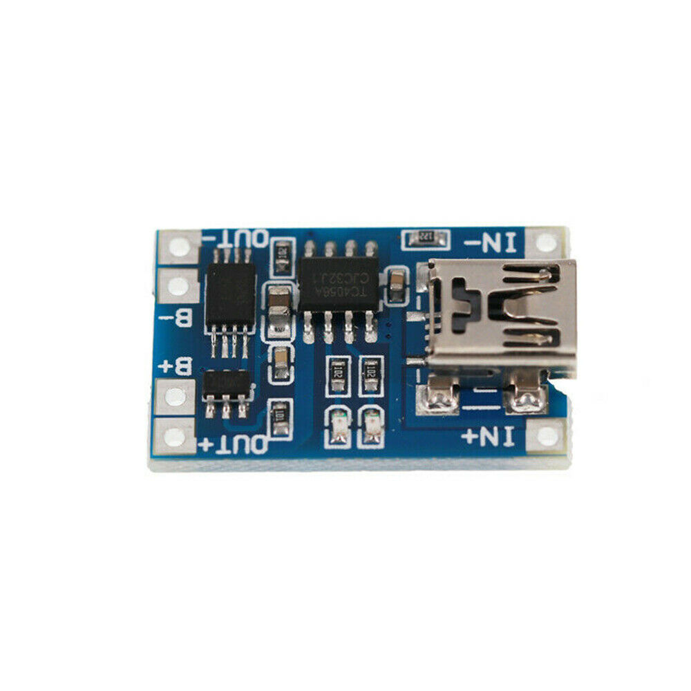 10Pcs 5V Charging Board MINI USB 1A 18650 TP4056 Lithium Battery Charger Modules