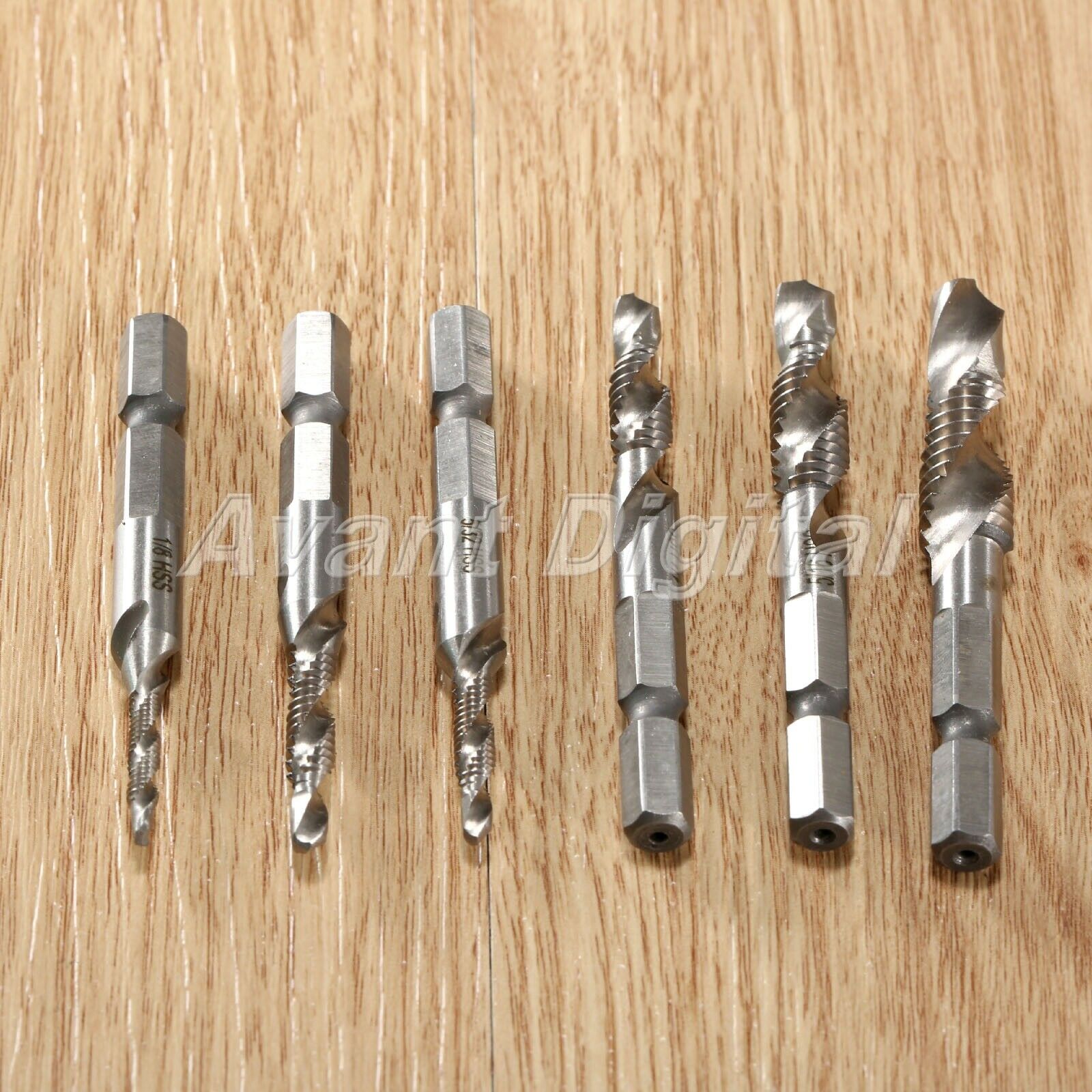 Imperial Spiral Screw M3-M10 Tapping Drill Deburring Countersink Bit HSS Steel