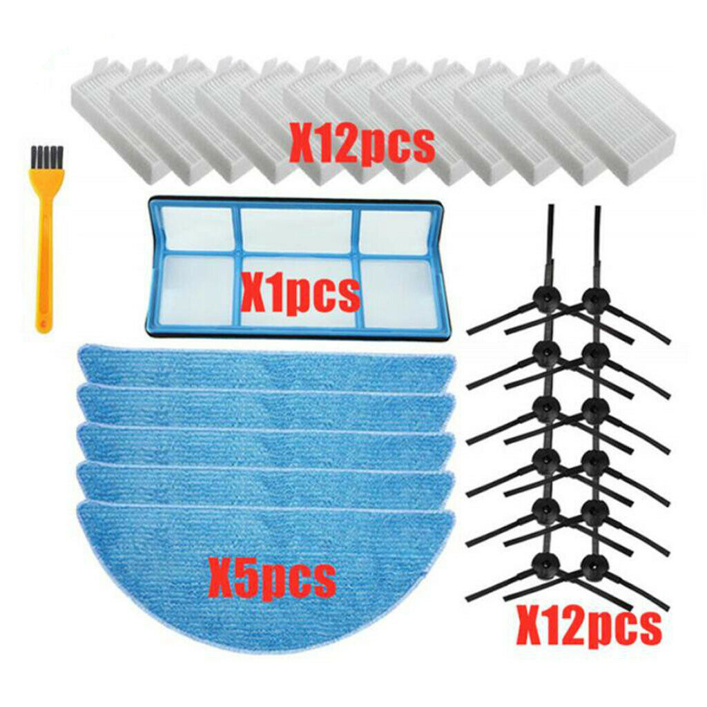 Blesiya Filter Kit Replacement for ILIFE V3/V5/V5S Robot Vacuum Cleaner