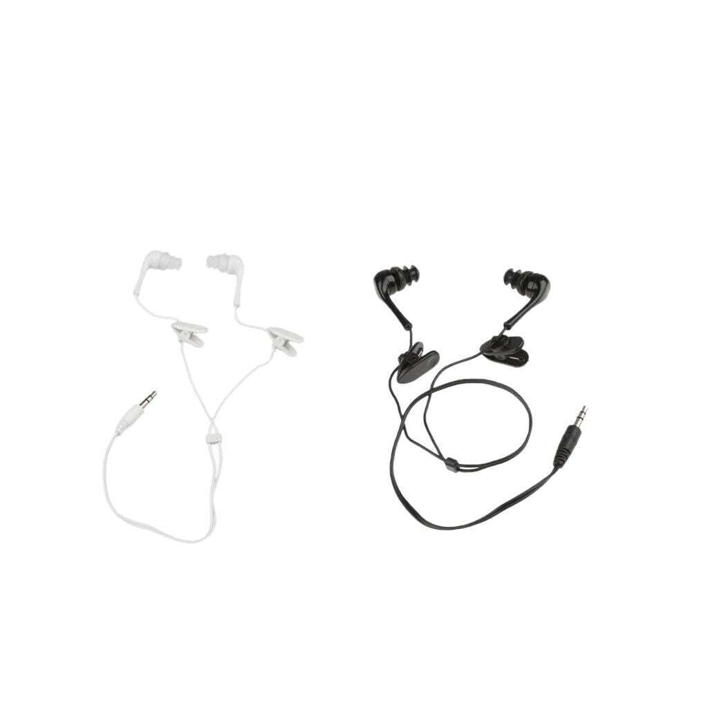 2 pcs. Portable 3.5mm plug headset. Sporty in-ear headphones